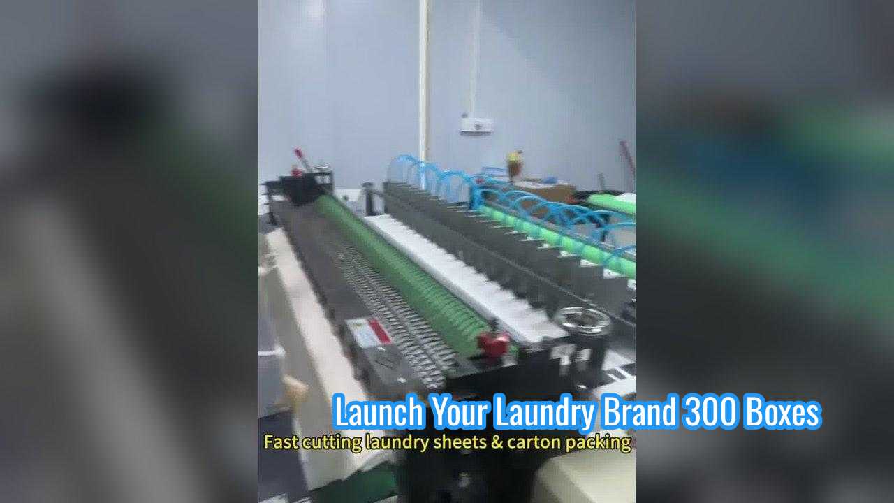 Des feuilles de détergent de linge biodégradables à base de plantes sans accumulation chimique