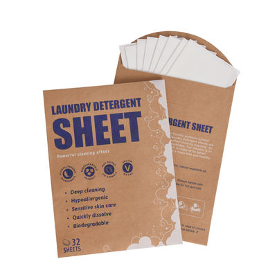 Bon prix Draps de détergent à lessive écologiques avec parfum - Nettoyage en profondeur et sans liquide en ligne