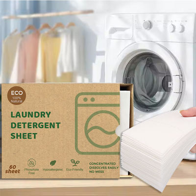 Bon prix Household Cleaning Washing Eco Friendly Laundry Strips Laundry Detergent Sheets en ligne