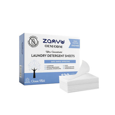 Bon prix Draps de lessive 36 feuilles Nettoyage en profondeur Tablette de lessive fraîche Détergent biologique en ligne