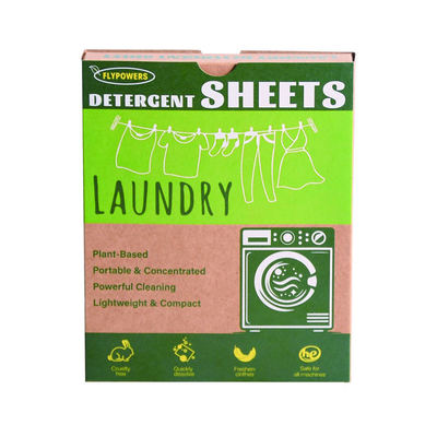 Bon prix Draps de lessive détergents ÉCO-responsables Détergent à lessive concentré en feuilles en ligne