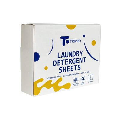 Bon prix Des feuilles de détergent pour les vêtements biodégradables respectueuses de l'environnement et dotées d'un parfum personnalisable pour un nettoyage en profondeur en ligne
