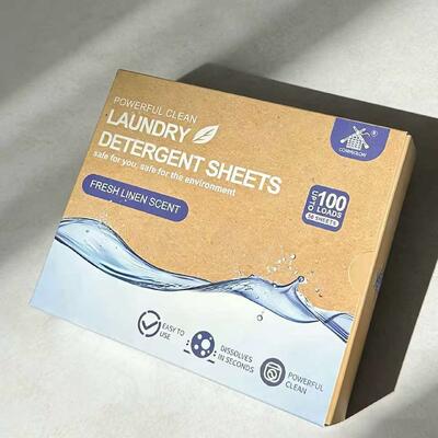 Bon prix Nettoyage puissant Les feuilles de détergent de linge respectueuses de l'environnement avec un parfum personnalisable pour les taches dures en ligne