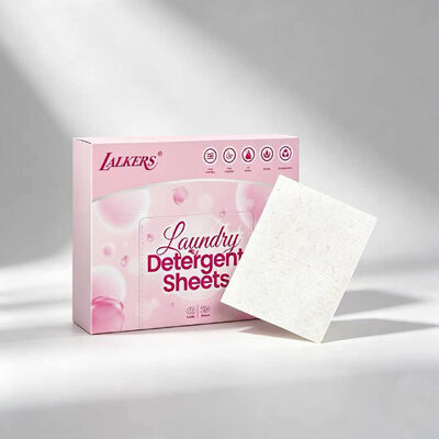 Bon prix Feuilles de lessive écologiques avec un fort pouvoir nettoyant et un parfum personnalisable en ligne