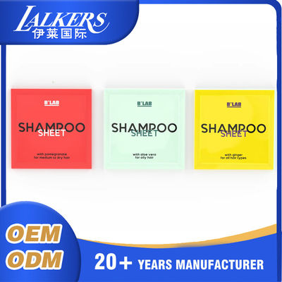 Bon prix Des feuilles de shampooing à nettoyage en profondeur Des feuilles de coiffure biodégradables en ligne