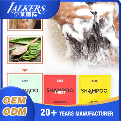 Bon prix OEM Shampooing comprimés écologiques pour les soins capillaires Dissolver la poche riche en mousse en ligne