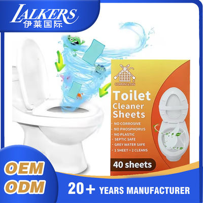 Bon prix Des bandes de nettoyage de toilettes biodégradables écologiques à base de plantes personnalisables en ligne