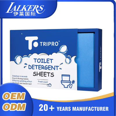 Bon prix Dissolvez rapidement les draps de nettoyage des toilettes Les bandes de nettoyage des toilettes légères en ligne
