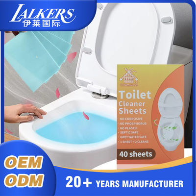 Bon prix Des bandes de nettoyant pour toilettes sur mesure non toxiques, concentrées, solubles, sans plastique en ligne
