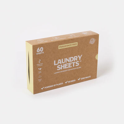 Lingettes de détergent à lessive pour nettoyage en profondeur, biodégradables, écologiques, éliminent les taches en profondeur 2,8-3g/lingette