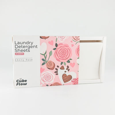 Draps de détergent à lessive biodégradables et écologiques avec enzymes