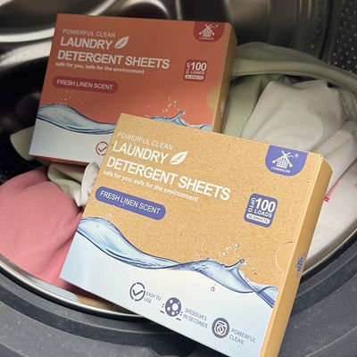 Bon prix Naturel écologique Parfum durable Nettoyage en profondeur Les draps de linge et les détergents Les bandes de lavage en ligne