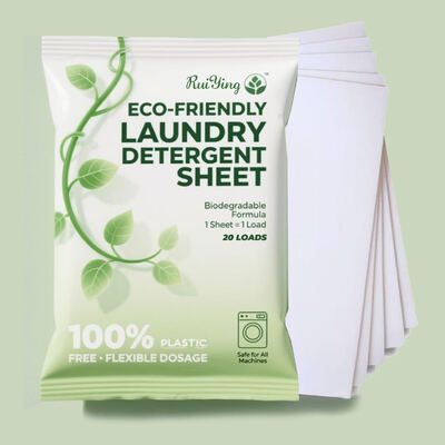 Bon prix Feuilles de détergent à lessive en tissu non tissé biodégradable, respectueuses de l'environnement en ligne