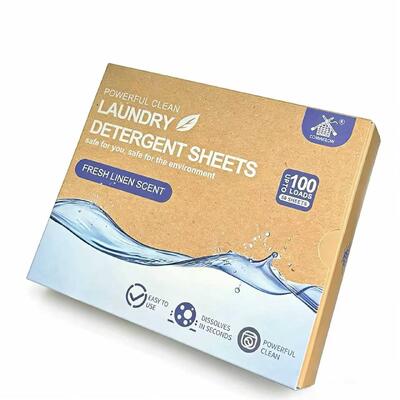 Lingettes de lessive durables personnalisées en gros pour une lutte constante contre les taches pour une utilisation régulière