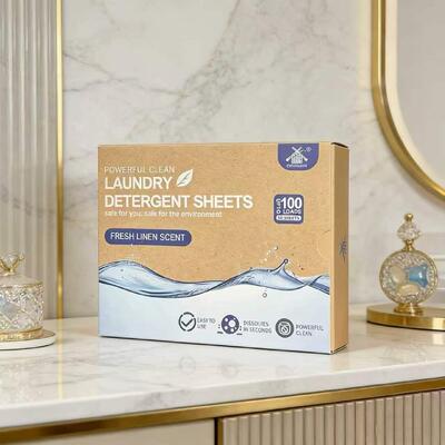 Nettoyage puissant Les feuilles de détergent de linge respectueuses de l'environnement avec un parfum personnalisable pour les taches dures