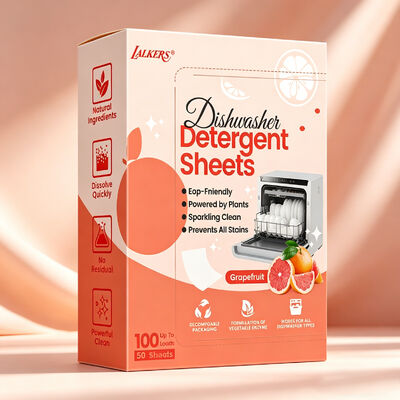 Bon prix Feuilles de lavage de vaisselle biodégradables écologiques en gros, hypoallergéniques, feuilles de lave-vaisselle personnalisées en ligne