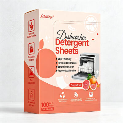 Bon prix Eco-Friendly Hypoallergenic Long-Lasting Dish Washing Sheets and Dishwasher Cleaning Sheets en ligne