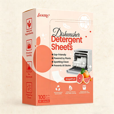 Des feuilles de détergent pour lave-vaisselle hypoallergéniques et durables, écologiques, pour un lavage des plats sans effort