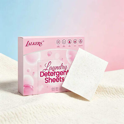 Des feuilles de détergent de linge biodégradables et écologiques à dissolution rapide pour un élimination efficace des taches
