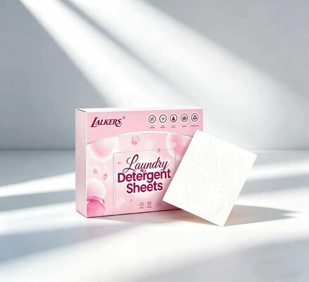 Feuilles de détergent à lessive écologiques à nettoyage puissant avec parfum personnalisable