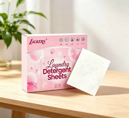 Nettoyage puissant Les feuilles de détergent de linge respectueuses de l'environnement avec un parfum personnalisable pour les taches dures