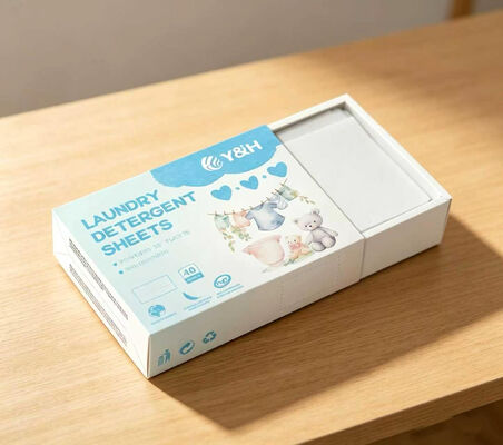 Bon prix Des feuilles de linge écologiques de formule biodégradable avec un parfum personnalisable et une taille de 11*14 cm pour un élimination efficace des taches en ligne