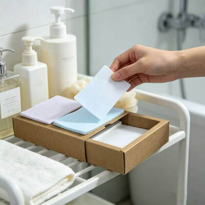 Des feuilles de détergent de linge écologiques et puissantes, avec un parfum personnalisable