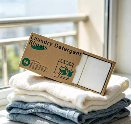 Bon prix Des feuilles de détergent pour les vêtements de 11*14 cm écologiques éliminent les taches en profondeur pour une utilisation en extérieur en ligne