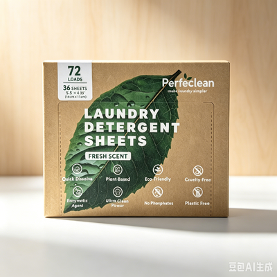 Résistance industrielle Les feuilles de détergent de linge respectueuses de l'environnement pour les taches dures et propres