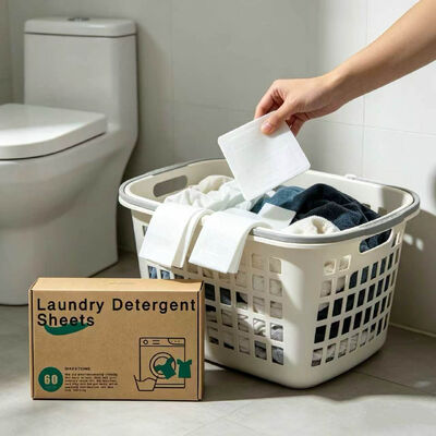 Bon prix Des feuilles de détergent de linge écologiques et puissantes, avec un parfum personnalisable en ligne