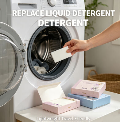 Bon prix Des feuilles de détergent pour les vêtements écologiques avec un nettoyage puissant et un parfum personnalisable pour les taches dures en ligne