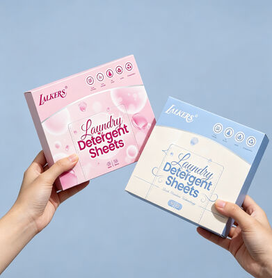 Des feuilles de détergent pour les vêtements écologiques avec un nettoyage puissant et un parfum personnalisable pour les taches dures