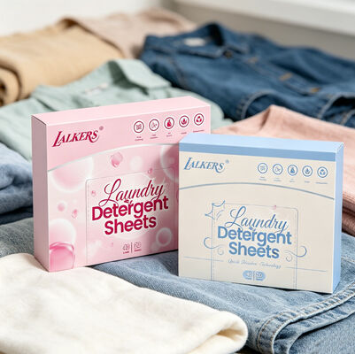 Bon prix Des feuilles de détergent pour les vêtements écologiques avec un nettoyage puissant et un parfum personnalisable pour les taches dures en ligne