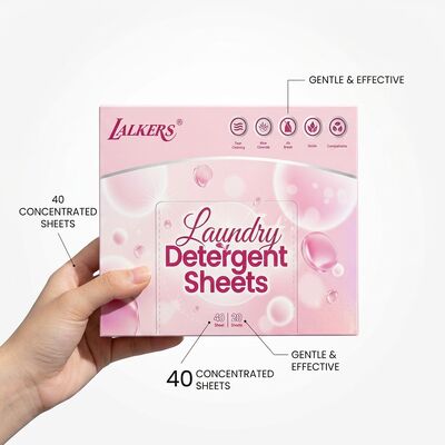 Bon prix Feuilles de lessive ultra concentrées sans plastique et hypoallergéniques pour vêtements de bébé en toute sécurité en ligne