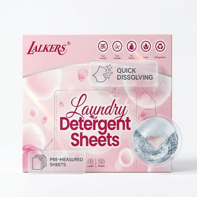Bon prix Feuilles de lessive pré-dosées 100% végétales et zéro déchet pour un lavage écologique en ligne