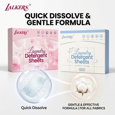 Pas d' obstruction Eco-bandes de lavage fondent rapidement dans l' eau froide et chaude éliminateur de tache dur commercial