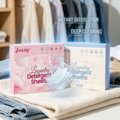 Bon prix Déchets zéro Les feuilles de détergent de blanchisserie en vrac Prix de gros Package sans plastique en ligne