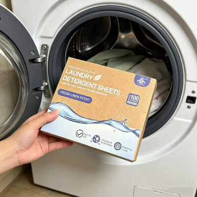 Bon prix Listes de détergent pour les vêtements à base de surfactants végétaux avec portions individuelles pré-mesurées pour le lavage sans résidus en ligne