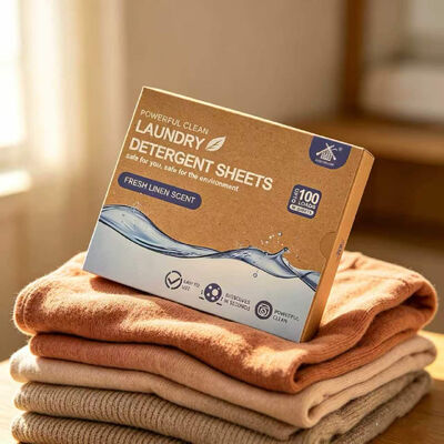 Bon prix Des feuilles de détergent de linge parfumé durable avec un tensioactif à base de plantes pour un nettoyage en profondeur sans produits chimiques agressifs en ligne