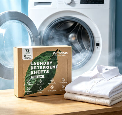 Bon prix Feuilles de lessive végétales zéro déchet avec portions pré-calibrées pour un lavage écologique en ligne
