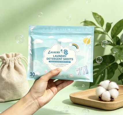 Bon prix Des feuilles de détergent de linge écologiques avec un parfum personnalisable pour éliminer les taches profondes online