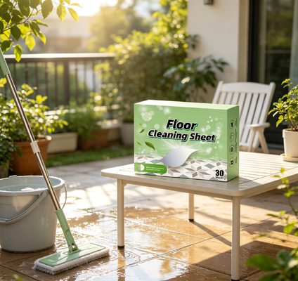 Tablettes de nettoyage de sol sans résidus et feuilles de nettoyant pour sol avec parfum longue durée, sans danger pour les parquets, carrelages, vinyles et sols stratifiés